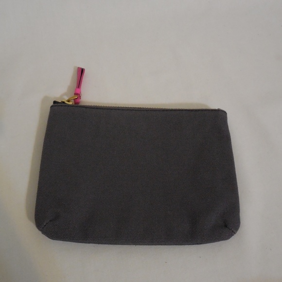 Fossil Grey Canvas Zip Pouch - Picture 4 of 5